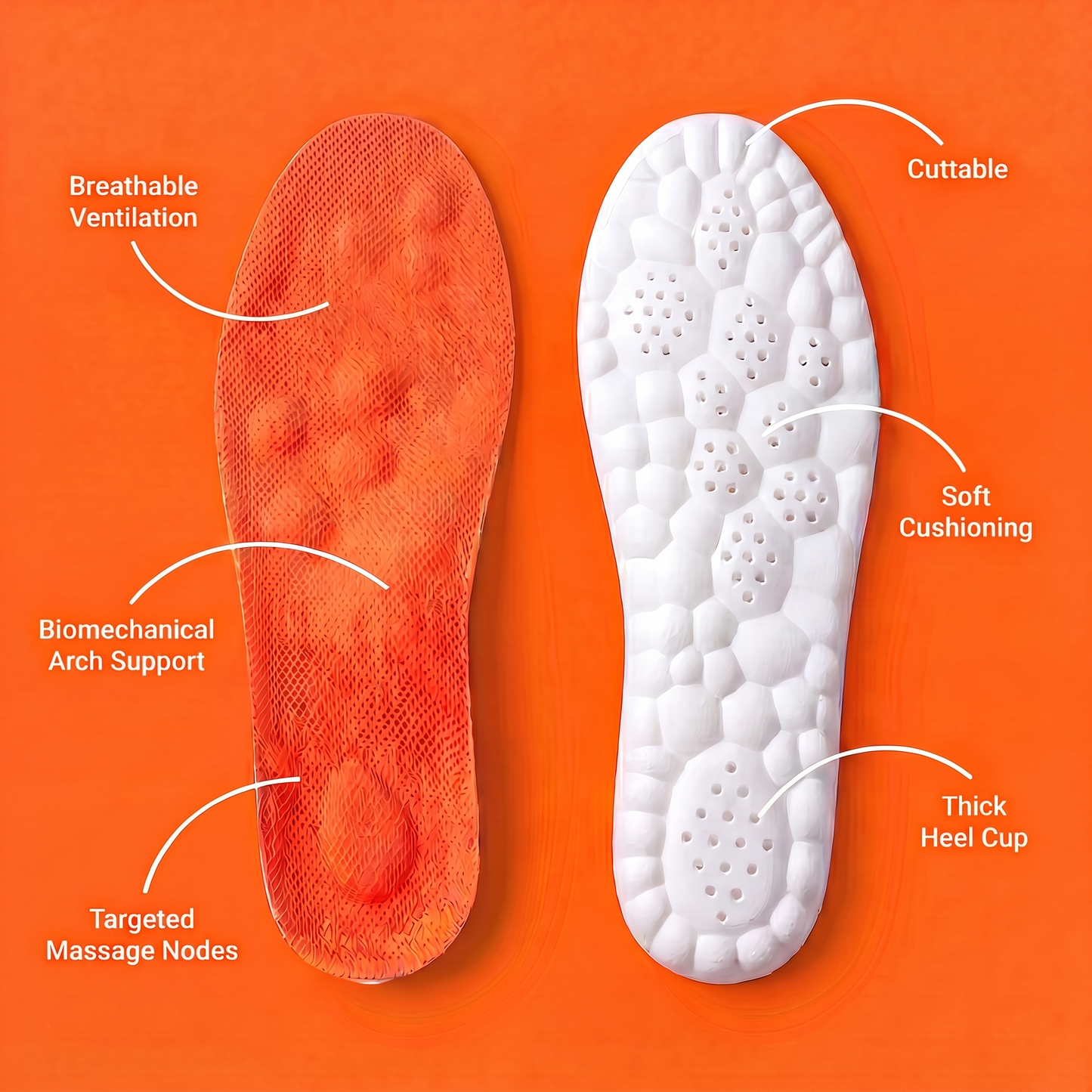FlexEase Massage Insoles — Instant Foot Pain Relief